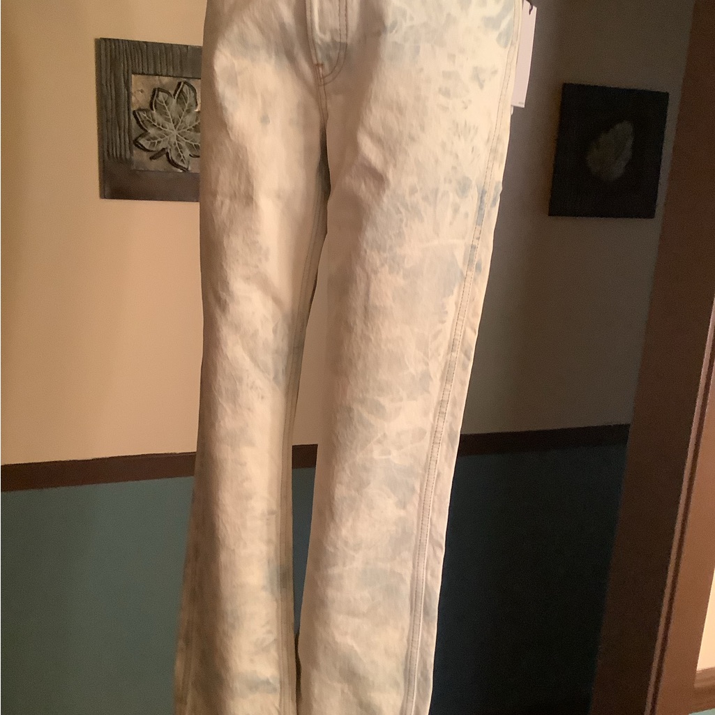 Re/Done Sunbleached Button Fly Jeans 26